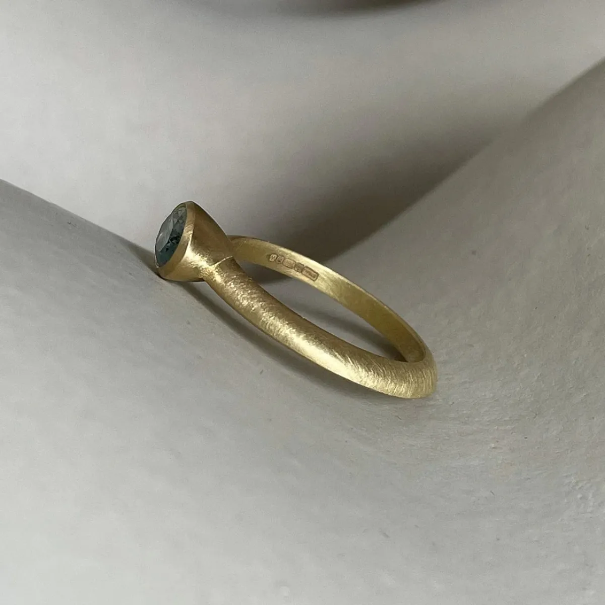 Tomfoolery Oval Sapphire Ivana Ring Hot