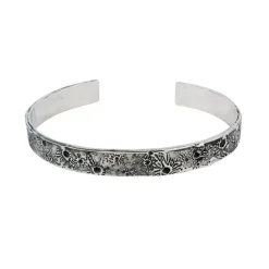 Tomfoolery Oxidised Silver Moon Crafter Bangle Clearance