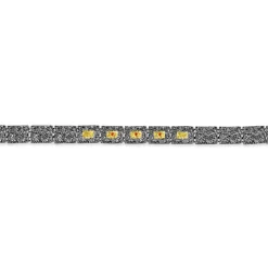 Tomfoolery Oxidised Silver, Ruby & Gold Rectangle Link Bracelet Best