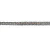 Tomfoolery Oxidised Silver, Ruby & Gold Square Link Bracelet Clearance