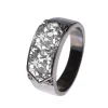 Tomfoolery Oxidised Silver Wide Arene Ring Clearance