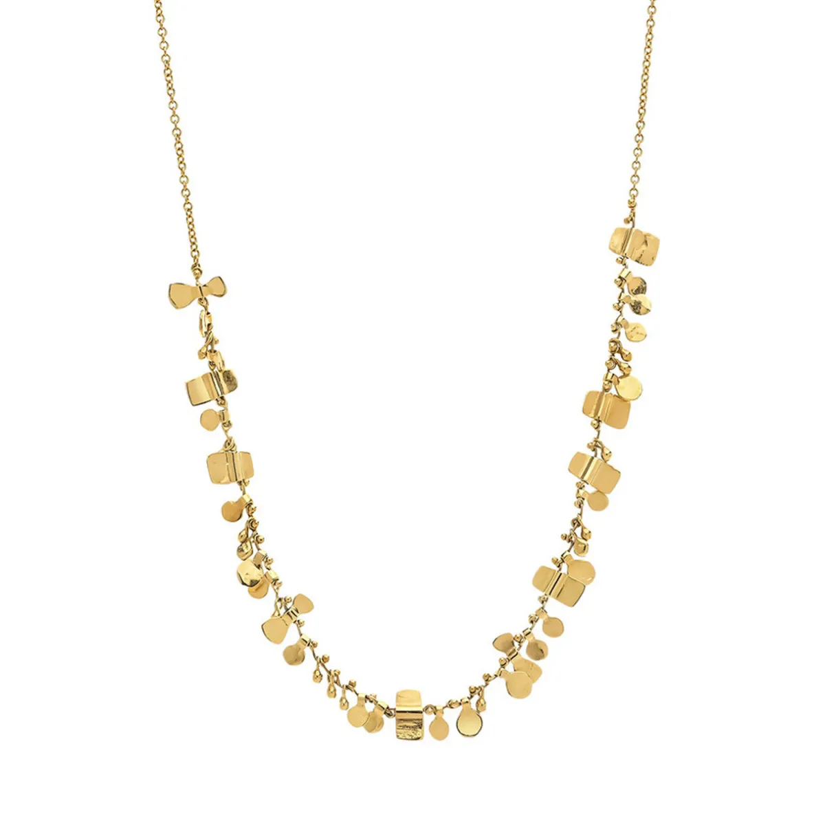 Tomfoolery Paillettes Necklace in 14ct yellow gold Online