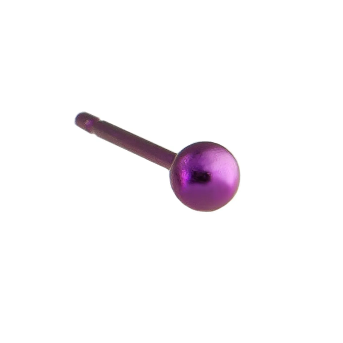 Tomfoolery Pair of 3mm Titanium Ball Studs Online