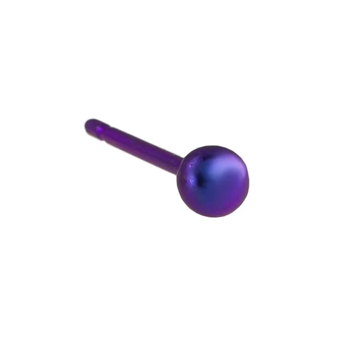Tomfoolery Pair of 3mm Titanium Ball Studs Online