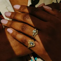 Tomfoolery Pale Blue Montana Sapphire Gypsy Cove Ring Best