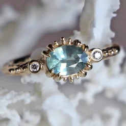 Tomfoolery Pale Blue Montana Sapphire Gypsy Cove Ring Best