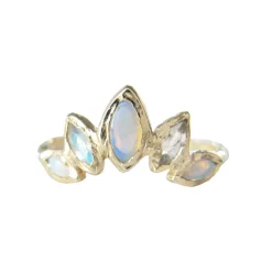 Tomfoolery Palm Paradise Opal Ring Outlet
