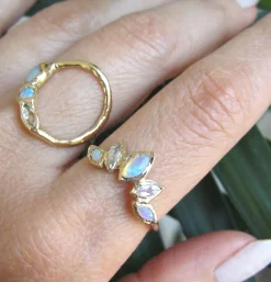 Tomfoolery Palm Paradise Opal Ring Outlet