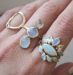 Tomfoolery Palm Paradise Opal Ring Outlet