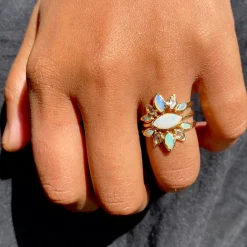 Tomfoolery Palm Paradise Opal Ring Outlet