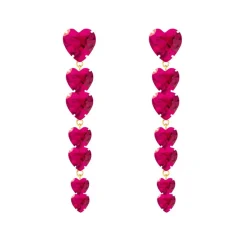 Tomfoolery Paloma Earrings Rosa Discount