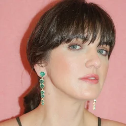 Tomfoolery Paloma Earrings Rosa Discount