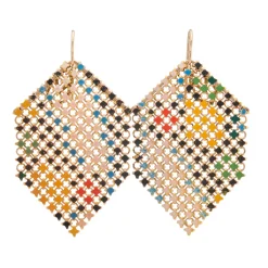 Tomfoolery Papaver Sun Mesh Drop Earrings Fashion