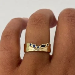 Tomfoolery Passage Sapphire Ring Hot