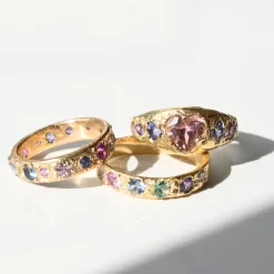 Tomfoolery Pastel Mixed Gemstone Band Discount
