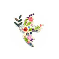 Tomfoolery Peace Bird Beaded Sequin Brooch(Out of Stock) Fashion