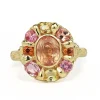 Tomfoolery Peachy Keen Mega Halo Ring Outlet