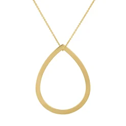 Tomfoolery Pear Long Drop Pendant New