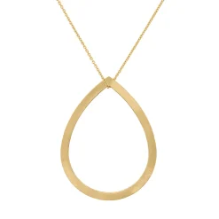 Tomfoolery Pear Long Drop Pendant New