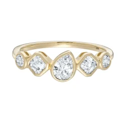Tomfoolery Pear Mixed Cut Diamond Ring Clearance