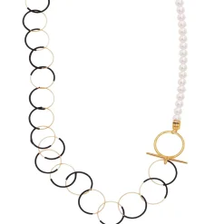 Tomfoolery Pearl & Loop Chain Necklace Best