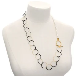 Tomfoolery Pearl & Loop Chain Necklace Best