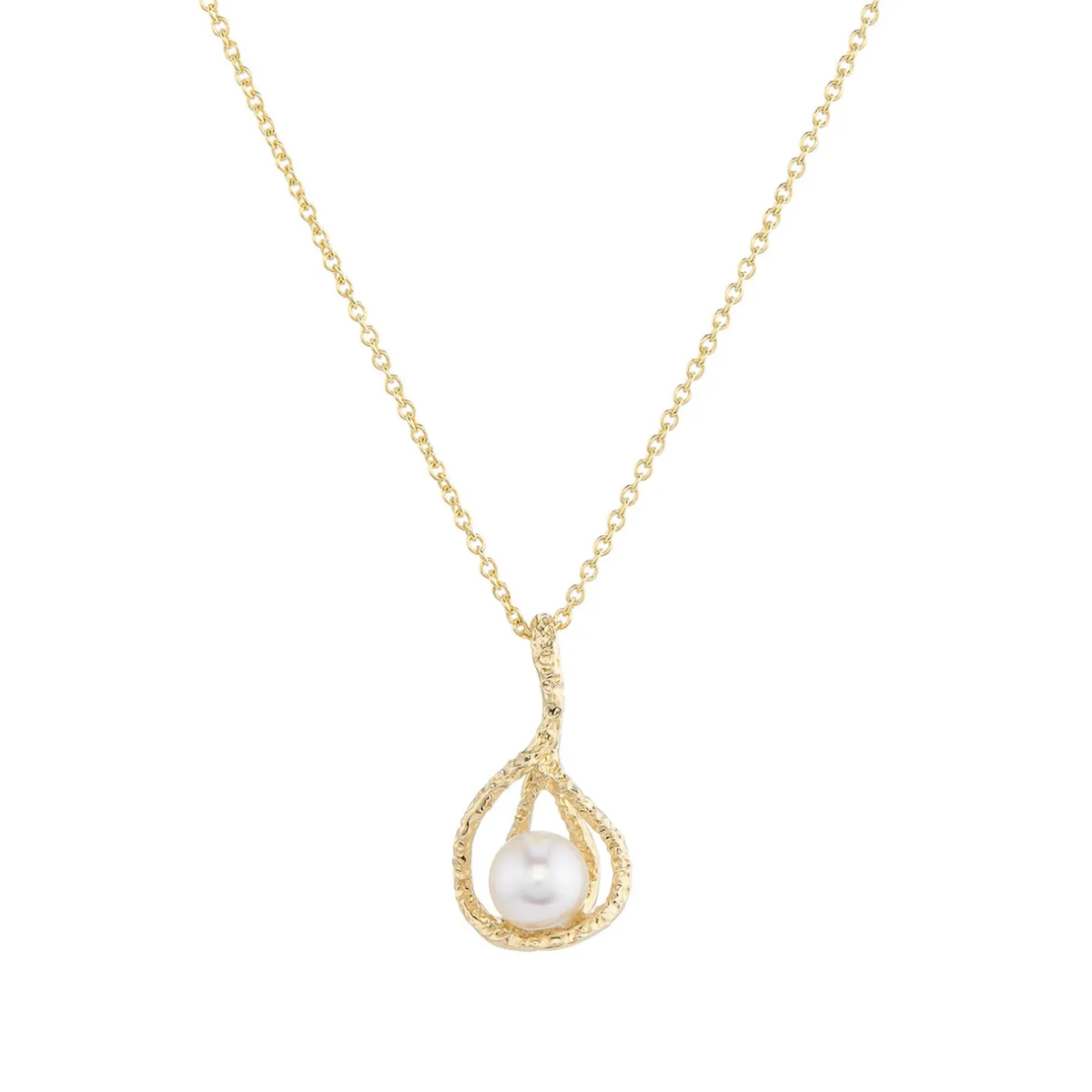 Tomfoolery Pearl Charm Necklace Hot