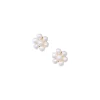 Tomfoolery Pearl Daisy Stud Earrings Hot