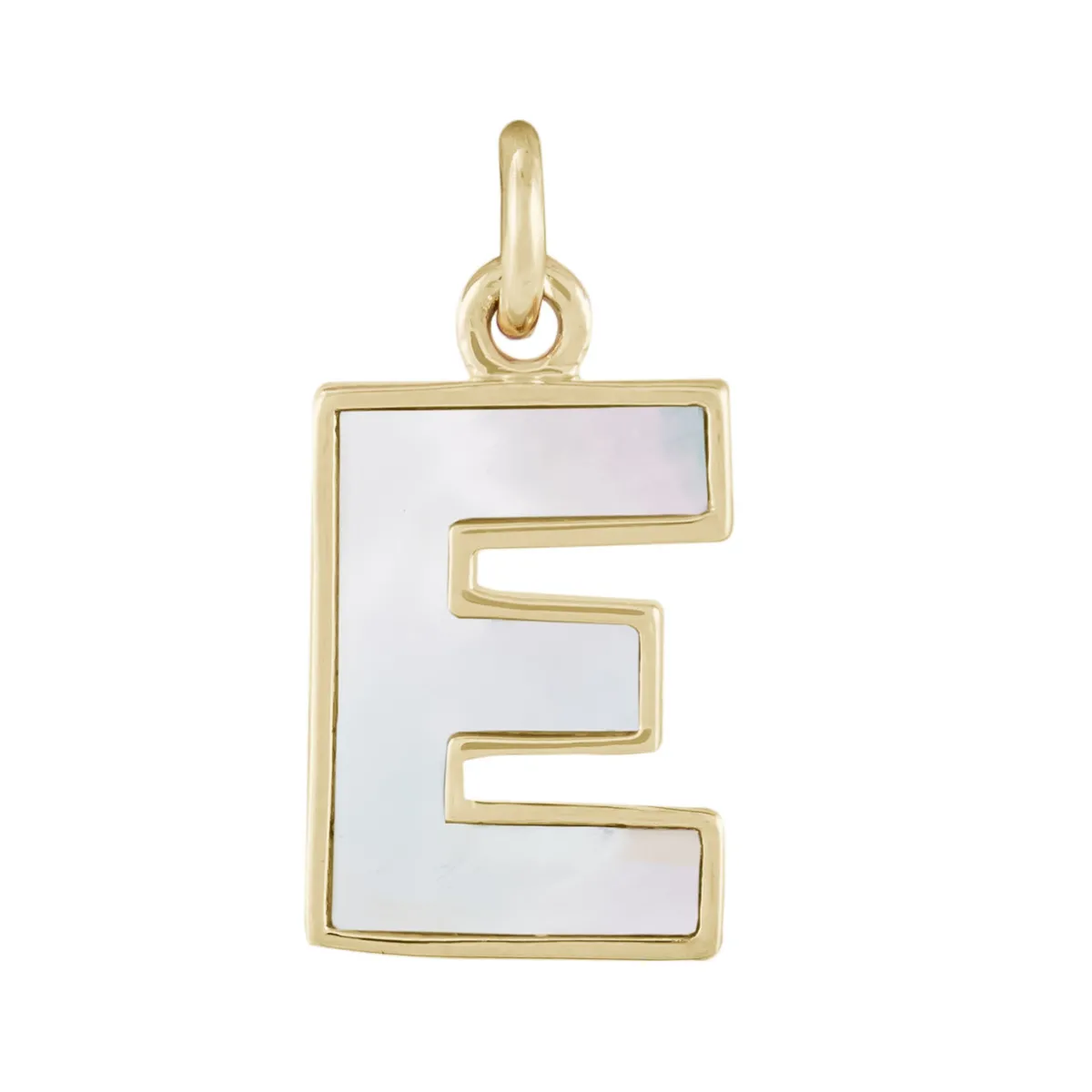 Tomfoolery Pearl Initial Plaque Pendant Outlet