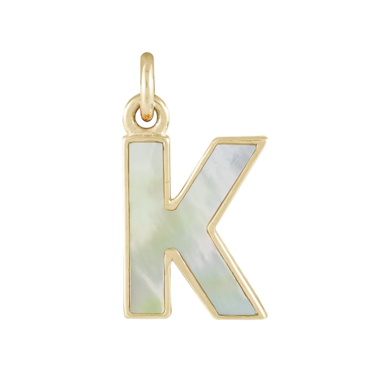 Tomfoolery Pearl Initial Plaque Pendant Outlet