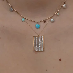 Tomfoolery Pearl Small Weaving Necklace Clearance