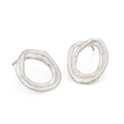 Tomfoolery Pebble Circle Studs Online