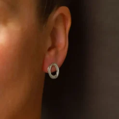 Tomfoolery Pebble Circle Studs Online