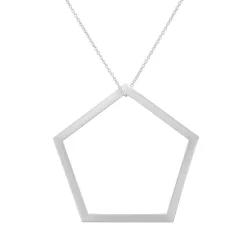 Tomfoolery Pentagon Long Drop Pendant Best