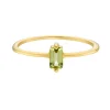 Tomfoolery Peridot Octagon Stacking Ring Clearance