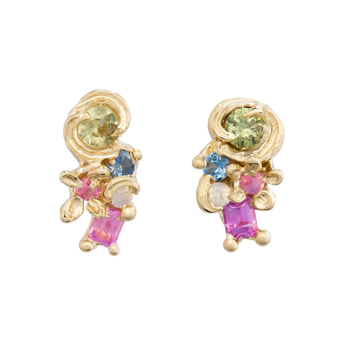 Tomfoolery Persephone Sapphire Cluster Ear Climbers Sale