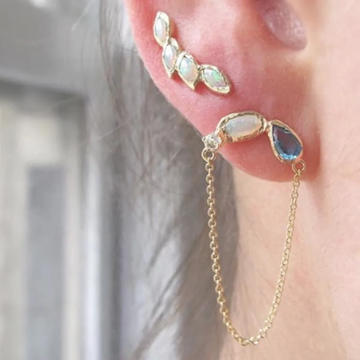 Tomfoolery Petal Opal Ear Crawler Outlet