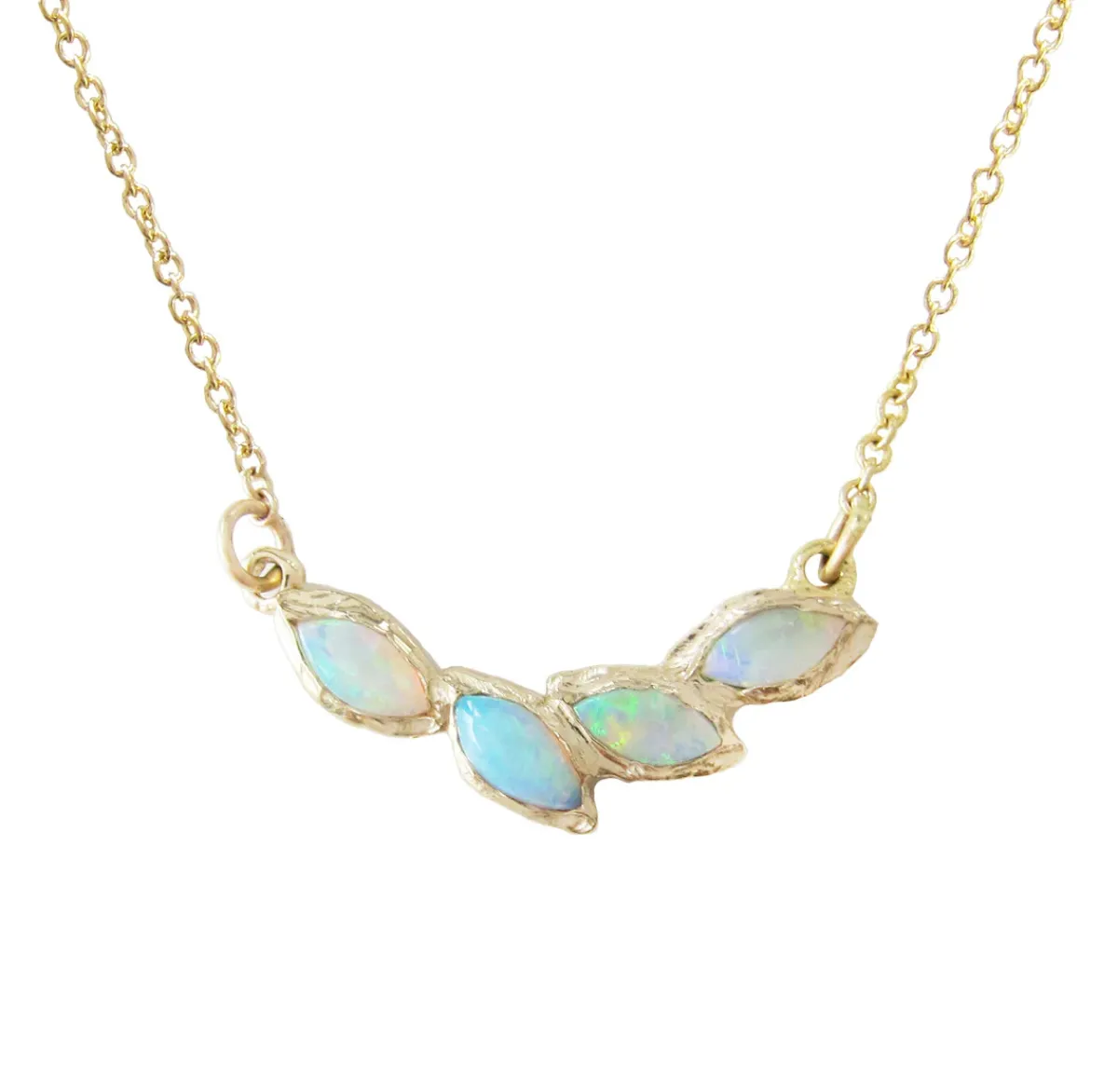 Tomfoolery Petal Opal Necklace Hot