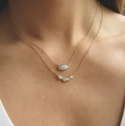 Tomfoolery Petal Opal Necklace Hot
