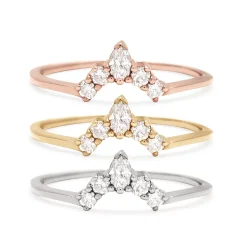 Tomfoolery Petit Marquise Tiara Band Fashion