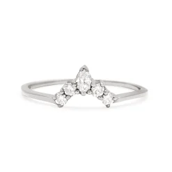 Tomfoolery Petit Marquise Tiara Band Fashion