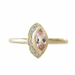 Tomfoolery Petite Native Morganite Ring Hot