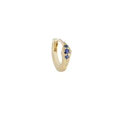 Tomfoolery Petite Point Gemstone Huggie Outlet