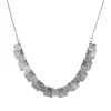 Tomfoolery Petite Square Pivot Necklace New