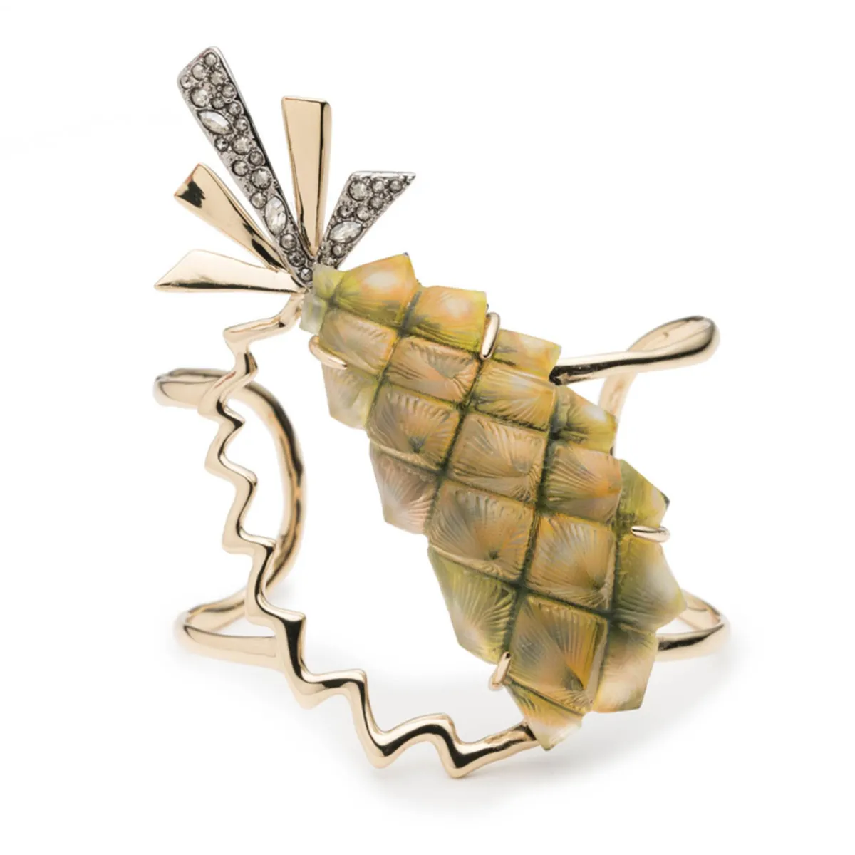 Tomfoolery Pineapple Cuff Bracelet Outlet