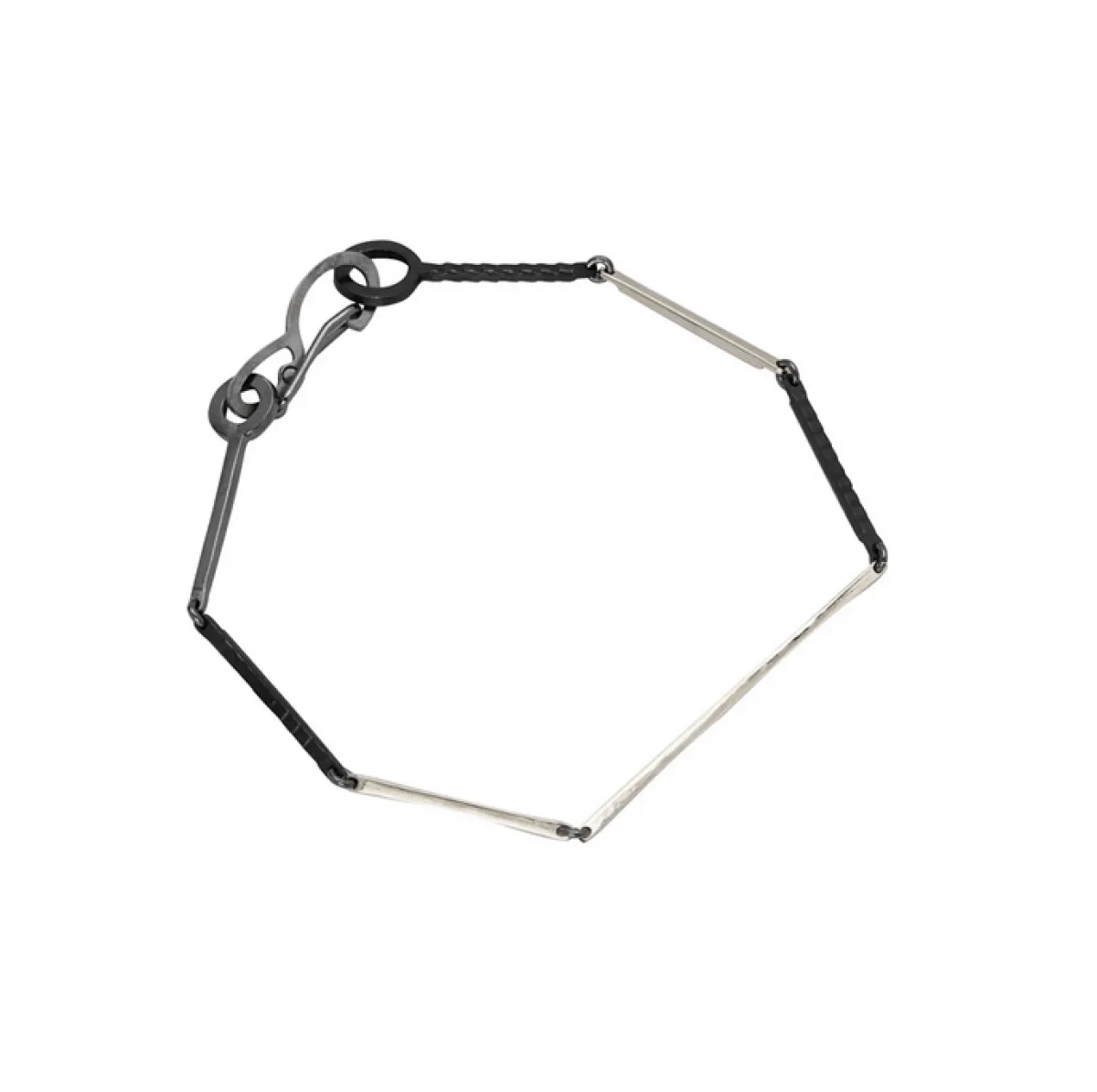 Tomfoolery Plated Silver Bar Bracelet Clearance