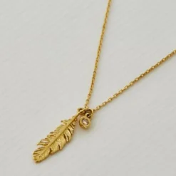 Tomfoolery Plume & Champagne Diamond Necklace Online