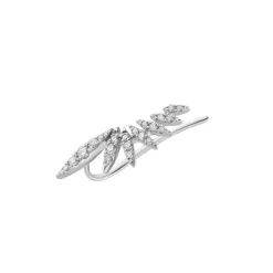Tomfoolery Plume Diamond Ear Climber Fashion