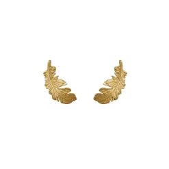 Tomfoolery Plume Feather Stud Earrings Discount