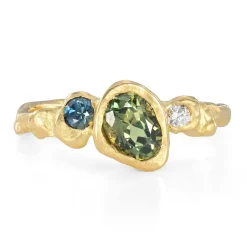 Tomfoolery Pol Gwarra Sapphire & Diamond Ring Clearance